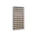 Quantum 1275-107 Heavy-Duty Galvanized Steel 13 Shelf Shelving Unit w/ 48 Bins Capacity  1 image