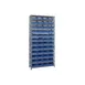 Quantum 1275-107 Heavy-Duty Galvanized Steel 13 Shelf Shelving Unit w/ 48 Bins Capacity  2 image