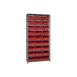 Quantum 1275-209 Heavy-Duty Galvanized Steel 10 Shelf Shelving Unit w/ 27 Bins Capacity  2 image