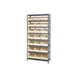Quantum 1275-425 Heavy-Duty Galvanized Steel 8 Shelf Shelving Unit w/ 21 Bins Capacity  4 image