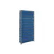 Quantum 1275-501 Heavy-Duty Galvanized Steel 13 Shelf Shelving Unit w/ 108 Bins Capacity 1 image