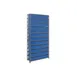 Quantum 1275-601 Heavy-Duty Galvanized Steel 13 Shelf Shelving Unit w/ 72 Bins Capacity 1 image