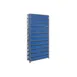 Quantum 1875-602 Heavy-Duty Galvanized Steel 13 Shelf Shelving Unit w/ 72 Bins Capacity 1 image