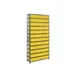 Quantum 1875-602 Heavy-Duty Galvanized Steel 13 Shelf Shelving Unit w/ 72 Bins Capacity 4 image