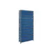 Quantum 1875-604 Heavy-Duty Galvanized Steel 13 Shelf Shelving Unit w/ 108 Bins Capacity 1 image