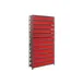 Quantum 1875-624 Heavy-Duty Galvanized Steel 13 Shelf Shelving Unit w/ 54 Bins Capacity 3 image