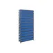 Quantum 2475-603 Heavy-Duty Galvanized Steel 13 Shelf Shelving Unit w/ 72 Bins Capacity  1 image