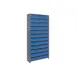 Quantum CL1275-801 Heavy Duty 13 Shelf Euro Drawer Shelving Closed Unit w/ 36 Bins Capacity 1 image