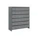 Quantum CL1839-602 Heavy Duty 7 Shelf Euro Drawer Shelving Closed Unit w/ 36 Bins Capacity 2 image