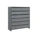 Quantum CL1839-624 Heavy Duty 7 Shelf Euro Drawer Shelving Closed Unit w/ 27 Bins Capacity 1 image