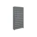 Quantum CL1875-602 Heavy Duty 13 Shelf Euro Drawer Shelving Closed Unit w/ 72 Bins Capacity 2 image