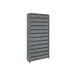 Quantum CL1875-604 Heavy Duty 13 Shelf Euro Drawer Shelving Closed Unit w/ 108 Bins Capacity 2 image