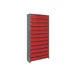 Quantum CL1875-606 Heavy Duty 13 Shelf Euro Drawer Shelving Closed Unit w/ 48 Bins Capacity 3 image