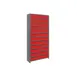 Quantum CL2475-603 Heavy Duty 13 Shelf Euro Drawer Shelving Closed Unit w/ 72 Bins Capacity 3 image