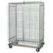 Quantum MD2448-70SEC Chrome Dolly Base Security Cart with 2 Shelves, 24" x 48" x 70" 1 image