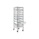 Quantum PS-S2475-8WB Partition Store Starter Unit, 19.5W x 24D x 75H, Chrome Plated Finish, Wire Baskets, Safety Top, Sold per Karat 1 image