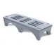 Quantum QFSD-2260 60" x 22" x 12" Plastic Ventilated Top Polymer Dunnage Rack with 4000 lb. Capacity 1 image