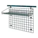 Quantum SGK-403036-1P Green Epoxy Wall Mounting Store Grid Medium-Duty Kit 1 image