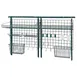 Quantum SGK-723036-1P Green Epoxy Wall Mounting Store Grid Medium-Duty Kit 1 image