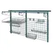 Quantum SGK-803036-1P Green Epoxy Wall Mounting Store Grid Medium-Duty Kit 1 image