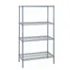 Quantum WR63-3072GY-5 NSF 5 Shelf Gray Epoxy Wire Shelving Starter Kit - 72" x 30" x 63" 1 image