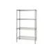 Quantum WR86-2460C NSF 4 Shelf Chrome Wire Shelving Starter Kit - 60" x 24" x 86" 1 image