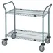 Quantum WRC-2130GY-2 Open Base Wire Utility Rolling Cart 1 image