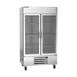 Beverage Air RB44HC-1G 47" Two-Section Reach-In Refrigerator w/ 2 Glass Doors, Bottom Mounted, Aluminum Interior, 44 cu. ft. 1 image