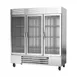 Beverage Air RB72HC-1G 75" Three Reach-In Refrigerator w/ 3 Glass Doors, Bottom Mounted, Aluminum Interior, 69 cu. ft. 2 image