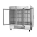 Beverage Air RB72HC-1G 75" Three Reach-In Refrigerator w/ 3 Glass Doors, Bottom Mounted, Aluminum Interior, 69 cu. ft. 4 image