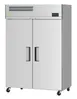 RefrigerationX XR47-2-N6 Two Section Reach-In Refrigerator w/ 2 Solid Doors, Top Mount, 42 cu. ft. 1 image