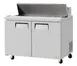 RefrigerationX XST-60-N 60" 2-Door Sandwich and Salad Prep Table, 16 Pans, Stainless Steel 1 image