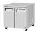 RefrigerationX XUF-36-N 36" 2-Door Undercounter Freezer, Stainless Steel & Aluminum, 9.74 cu. ft. 1 image
