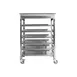 Resfab TD-6P Floor Model Fryer Dump Station w/ Removable Dump Tray, 6 Sets of Tray Slides 1 image
