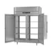 Victory RFS-2D-S1-EW-PT-HC 58" 2-Section Pass-Thru Refrigerator Freezer Combo w/ 4 Solid Doors 5 image