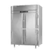Victory RFSA-2D-S1-EW-PT-HD-HC 58" 2-Section Pass-Thru Refrigerator Freezer Combo w/ 8 Half Solid Doors, Aluminum Interior 3 image
