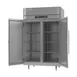 Victory RFSA-2D-S1-HC 52" 2-Section Reach-In Refrigerator Freezer Combo w/ 2 Solid Doors, Aluminum Interior 5 image