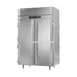 Victory RFSA-2D-S1-PT-HD-HC 52" 2-Section Pass-Thru Refrigerator Freezer Combo w/ 8 Half Solid Doors, Aluminum Interior 3 image