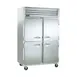 Traulsen RHT226W-HHS 58" 2-Section Reach-In Refrigerator w/ 4 Solid Half-Doors, Remote, 36.69 cu. ft. 1 image