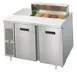 Randell 9210-513 48" 2-Door Sandwich and Salad Prep Table, 8 Pans, Stainless Steel 1 image