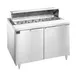 Randell 9801-290 36" 2-Door Sandwich and Salad Prep Table, 8 Pans, Stainless Steel 1 image