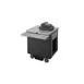 Randell RANFG CA 30"W Cash Register Stand, 35.5"H, Stainless Steel Top, Fiberglass Body, Locking Drawer 1 image