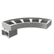 Randell RCP-4C-R050 Drop-In Curved Cold Food Unit, Refrigerated, 52-1/8" L 1 image
