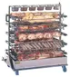 Rotisol USA RACK20 1160 Spit Rack, For 20 Spits, No Cover, Stainless Steel 1 image
