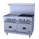 Royal Range of California RDR-G48 48" Gas Restaurant Range w/ 48" Full Griddle, (2) Space Saver Ovens, 134.000 BTU 1 image