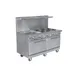 Royal Range of California RR-10-C 60" Gas Restaurant Range w/ (10) Open Burners, (1) Standard Oven, (1) Convection Oven, 365.000 BTU  1 image