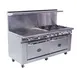 Royal Range of California RR-6G36 72" Gas Restaurant Range w/ (6) Open Burners, 36" Griddle, (2) Standard Ovens, 310.000 BTU 1 image