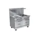 Royal Range of California RR-8-126C 48" Gas Restaurant Range w/ (8) Open Burners, (1) Convection Oven, (1) Open Cabinet Base, 270.000 BTU 1 image