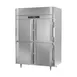 Victory RS-2D-S1-EW-HD-HC 58" 2-Section Wide Reach-In Refrigerator w/ 4 Solid Swing Half Doors, Stainless Steel, 49 cu. ft. 3 image