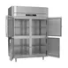Victory RS-2D-S1-EW-HD-HC 58" 2-Section Wide Reach-In Refrigerator w/ 4 Solid Swing Half Doors, Stainless Steel, 49 cu. ft. 4 image